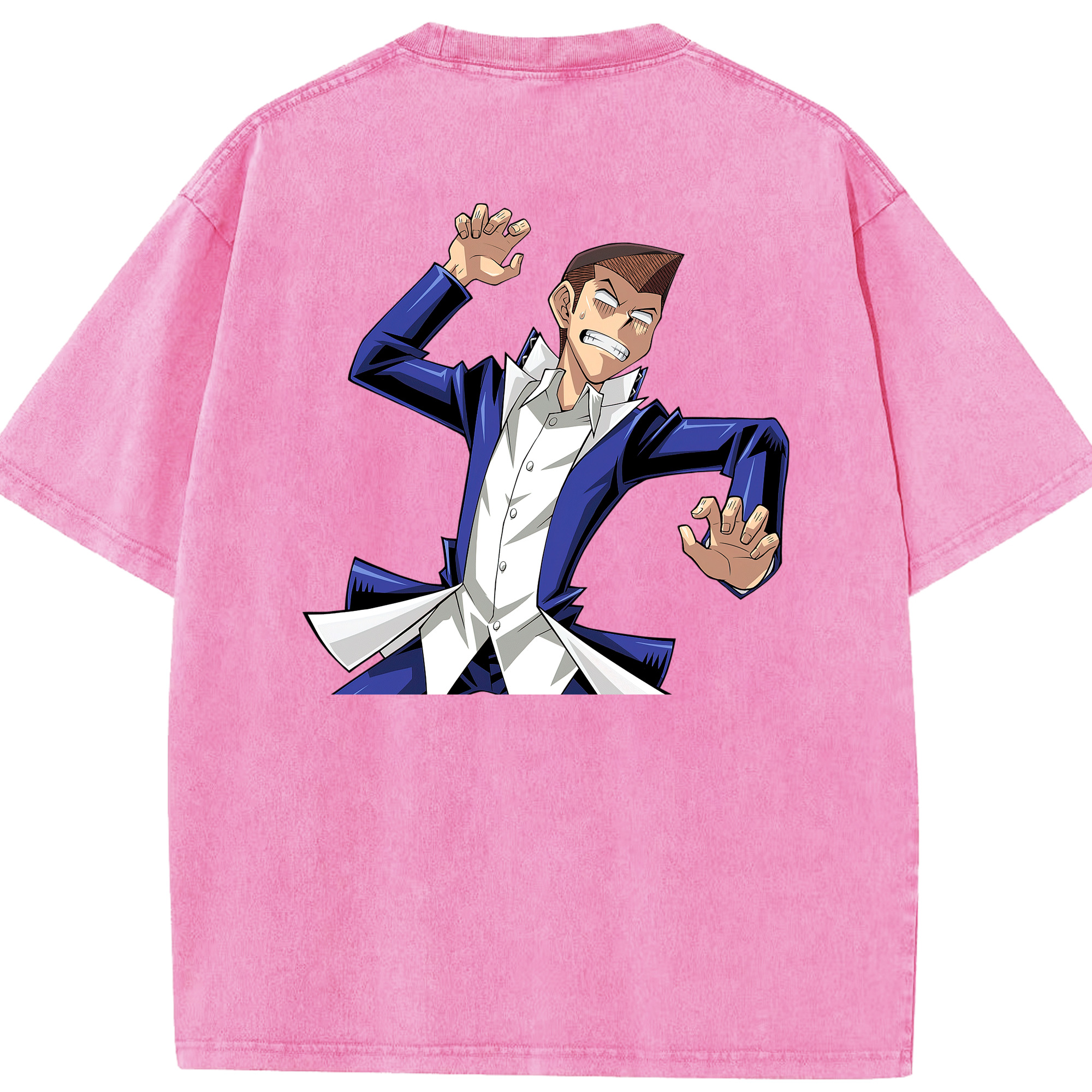 （画像用） 遊☆戯☆王 Yu-Gi-Oh! 綿100% ヴィンテージ風 半袖Tシャツ（背面プリント）